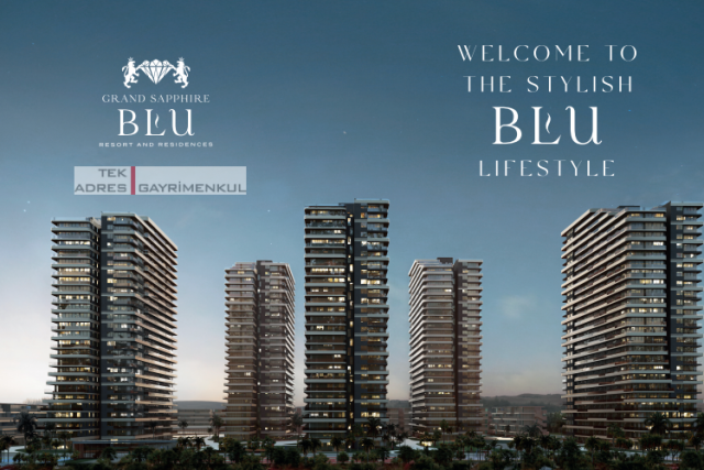TEK ADRES’ten KIBRIS GRAND SAPPHIRE BLU’da SATILIK DAİRELER